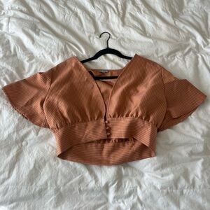 Charlotte Russe Crop blouse